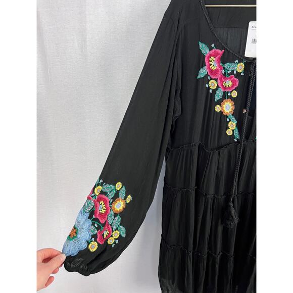 NWT Free People Dress Spell On You Mini Embroidered Peasant Boho Flowy Sundress - Picture 5 of 8